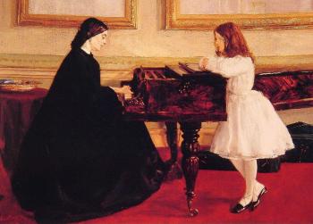 James Abbottb McNeill Whistler : At the Piano